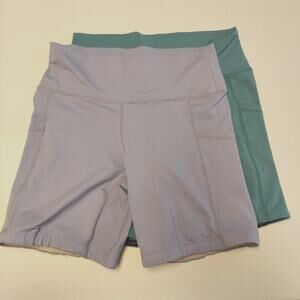Constantly Varied Gear M Shorts Lot of 2 Solid Color Workout Athletic Gym